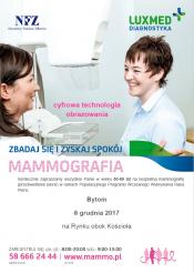 Bezpłatne badania mammograficzne dla kobiet w grudniu - Bytom